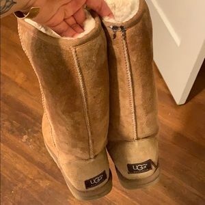 Ugg Tall tan boots size 6